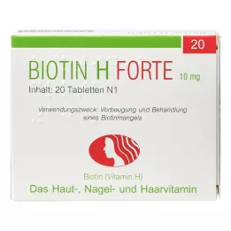 BIOTIN H forte tabletter, 20 st