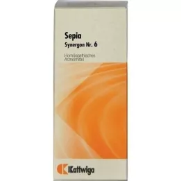 SYNERGON KOMPLEX 6 sepia droppar, 20 ml