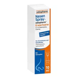 NASENSPRAY-ratiopharm Vuxna utan konserveringsmedel, 10 ml