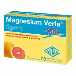 MAGNESIUM VERLA plus granulat, 20 st
