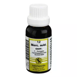 MERCURIUS SUBLIMATUS CORR.F komplex nr 12 utspädning, 20 ml