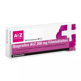 IBUPROFEN AbZ 200 mg filmdragerade tabletter, 10 st