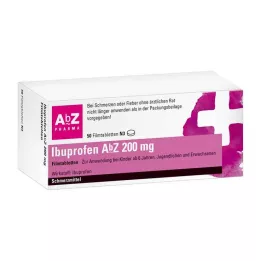 IBUPROFEN AbZ 200 mg filmdragerade tabletter, 50 st