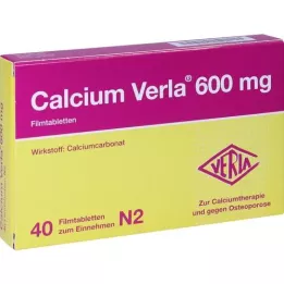 CALCIUM VERLA 600 mg filmbelagda tabletter, 40 st