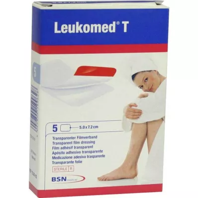 LEUKOMED transparent steril gips 5x7,2 cm, 5 st LEUKOMED transparent steril gips 5x7,2 cm, 5 st