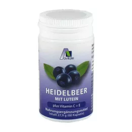 HEIDELBEER KAPSELN+lutein+C+E, 60 st