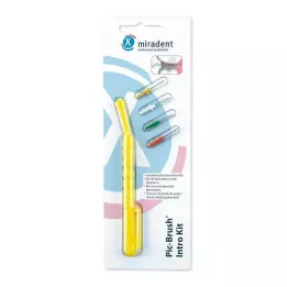 MIRADENT Interd.Pic-Brush Intro Kit 1H+4B.yellow, 1 st