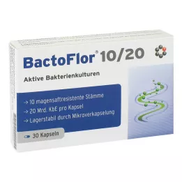 BACTOFLOR 10/20 kapslar, 30 st