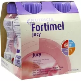 FORTIMEL Jucy jordgubbsmak, 4x200 ml