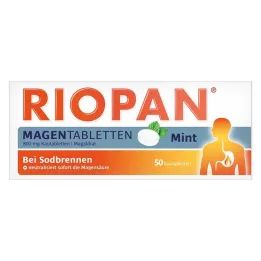 RIOPAN Magen Tabletten Mint 800 mg tuggtabletter, 50 st
