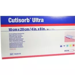 Cutisorb Ultra Sug Compresses steril 10x20cm, 20 st