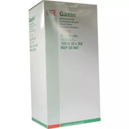 GAZIN Gasväv komp 10x10 cm steril 12-lagers, 5X20 st