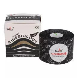 NASARA Kinesiotape 5 cmx5 m svart, 1 st