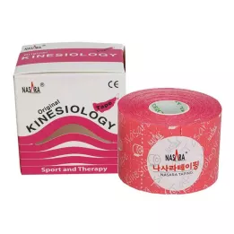 NASARA Kinesiotape 5 cmx5 m rosa, 1 st