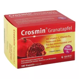 CROSMIN Granatäpplekapslar, 180 st