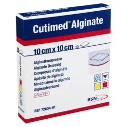 Cutimed Alginat Alginatkompresser 10x10cm, 10 st