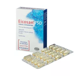EICOSAN 750 Omega-3 koncentrat mjuka kapslar, 60 st