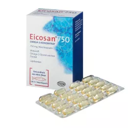 EICOSAN 750 Omega-3 koncentrat mjuka kapslar, 120 st