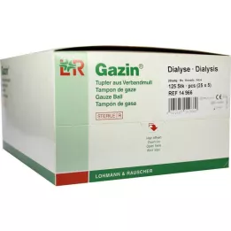 GAZIN Dialyspinnar 2+3 sterila med skyddsring, 125 st