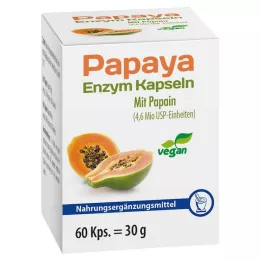 PAPAYA ENZYM kapslar, 60 st
