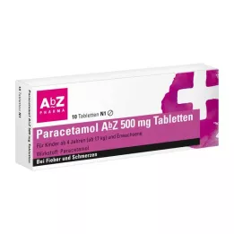 PARACETAMOL AbZ 500 mg tabletter, 10 st