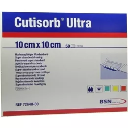 Cutbsorb Ultra sugkompresser steril 10x10cm, 50 st