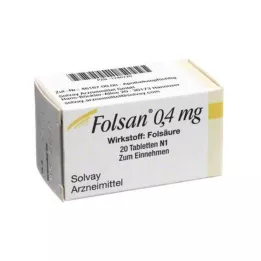 FOLSAN 0,4 mg tabletter, 20 st