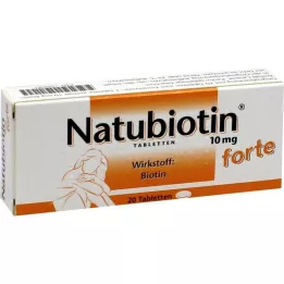 NATUBIOTIN 10 mg Forte -tabletter, 20 st