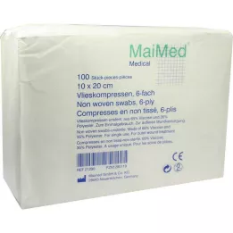 VLIESKOMPRESSEN 10x20 cm icke-steril 6-lagers, 100 st