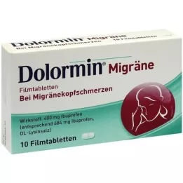DOLORMIN Migränfilm -belagda tabletter, 10 st