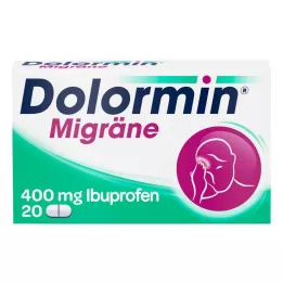 DOLORMIN Migrän filmdragerade tabletter, 20 st