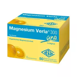 MAGNESIUM VERLA 300 Apelsingranulat, 50 st