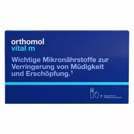 ORTHOMOL Vital M dricksflaska/kapsel komboförpackning, 7 st