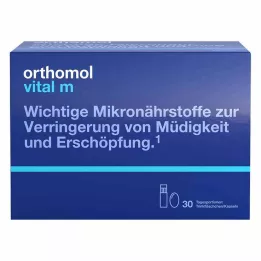 ORTHOMOL Vital M dricksflaska/kapsel komboförpackning, 30 st