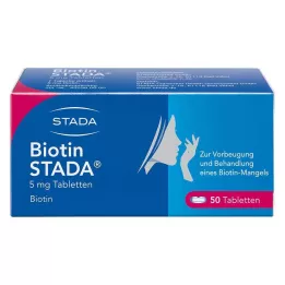 BIOTIN STADA 5 mg tabletter, 50 st