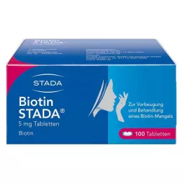 BIOTIN STADA 5 mg tabletter, 100 st