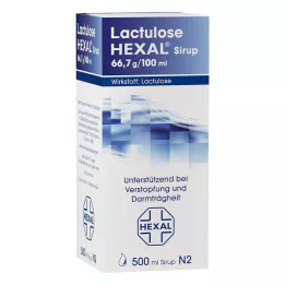 LACTULOSE Hexal sirap, 500 ml