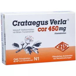 CRATAEGUS VERLA COR 450 mg filmbelagda tabletter, 25 st