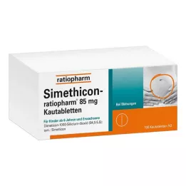 SIMETHICON-ratiopharm 85 mg tuggtabletter, 100 st