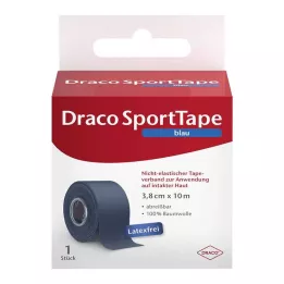 DRACO TAPEVERBAND 3,8 cmx10 m blå, 1 st