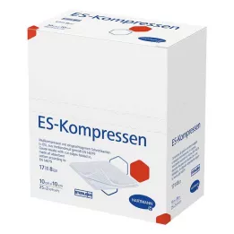 ES-KOMPRESSEN steril 10x10 cm 8-faldig, 25X2 st