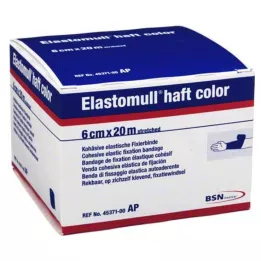 ELASTOMULL skaft färg 6 cmx20 m fästtejp blå, 1 st
