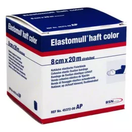 ELASTOMULL skaft färg 8 cmx20 m fästtejp blå, 1 st