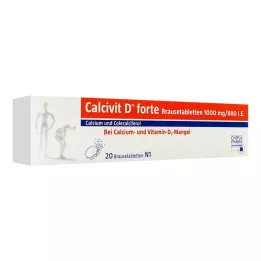 CALCIVIT D forte brustabletter, 20 st