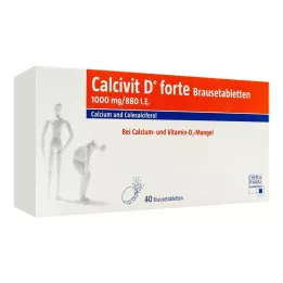 CALCIVIT D forte brustabletter, 40 st
