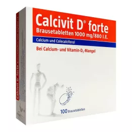 CALCIVIT D forte brustabletter, 100 st