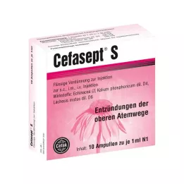 CEFASEPT S Injektionslösning, 10 st