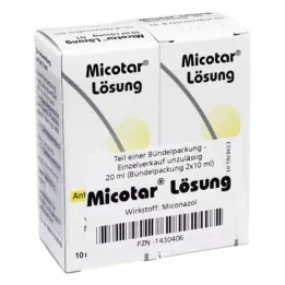 MICOTAR Lösning, 20 ml
