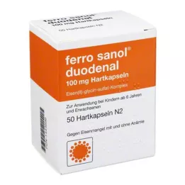 FERRO SANOL duodenala hårda kapslar med msr belagda pellets, 50 st