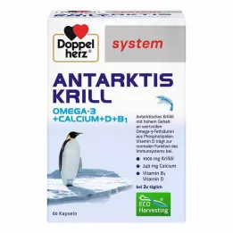 DOPPELHERZ Antarctic Krill system kapslar, 60 st